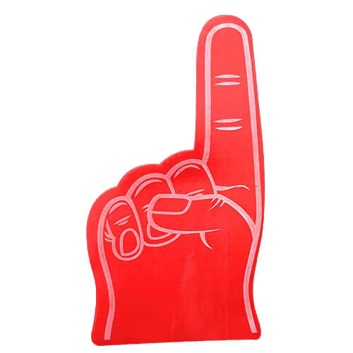 Foam-hand-pointer-small-red